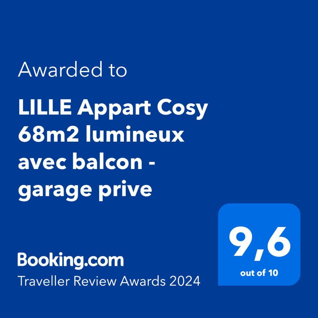 Lille Appart Cosy 68M2 Lumineux Avec Balcon - Garage Prive Exteriör bild